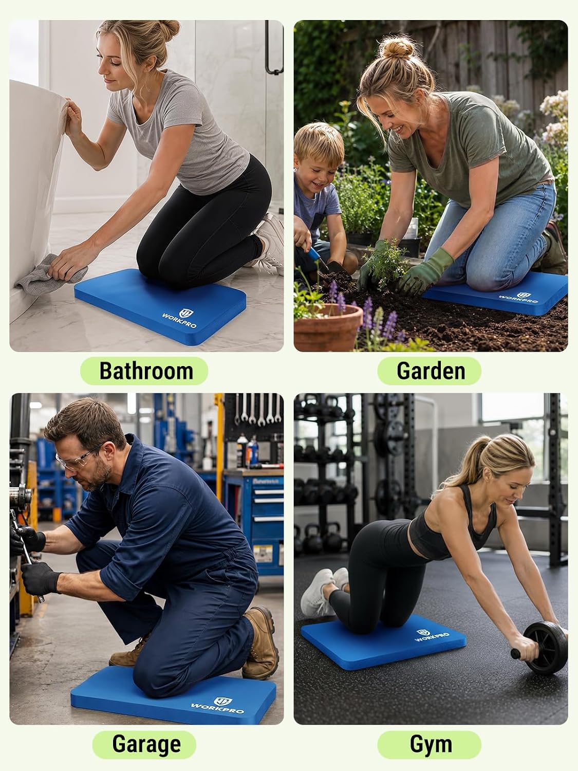 WORKPRO Extra Thick Kneeling Pad, Soft NBR Foam Cushioning for Knees Father Jim Norris notebooks