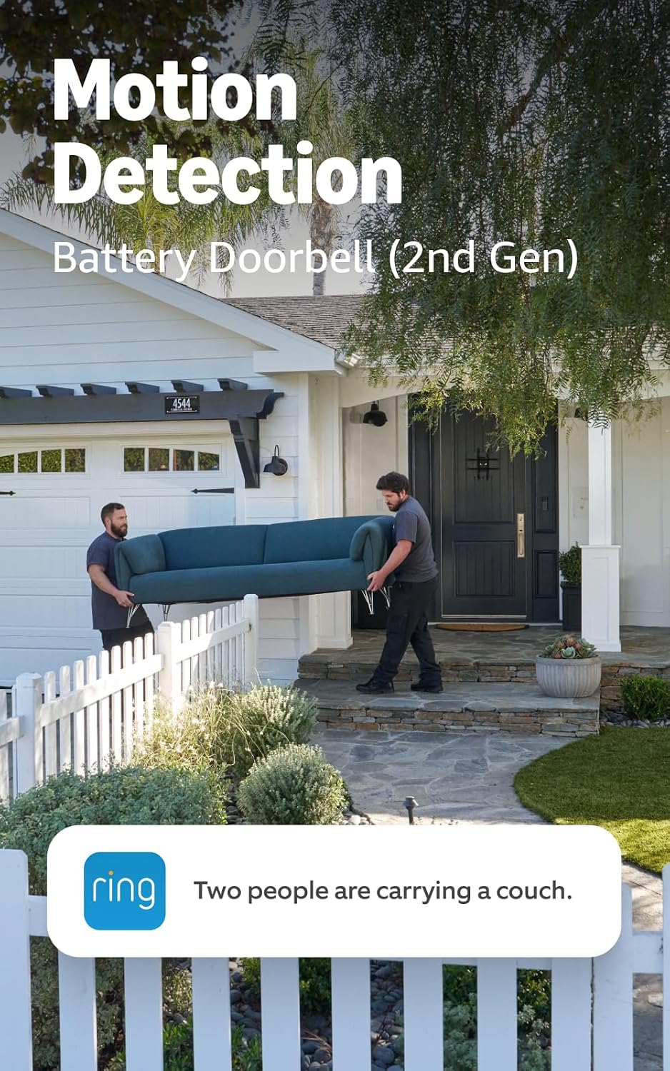 Ring Battery Doorbell 2K (newest model) Retinal 2K with wide-angle video, up to 6x Enhanced Zoom, Two-Way Talk, and Built-In Battery, Matte Mocha Father Jim Norris notebooks