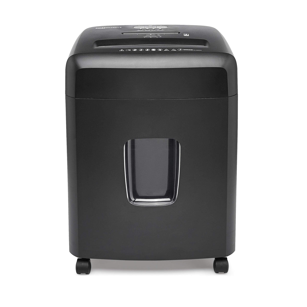 Amazon Basics 8-Sheet High Security Cross Cut Paper and Credit Card Shredder with P-4 Security, Auto Shut-off, Black Father Jim Norris notebooks