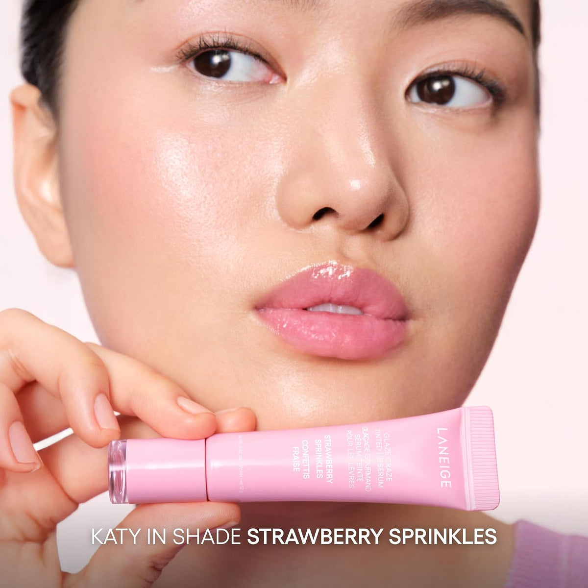 LANEIGE Glaze Craze Tinted Lip Serum with Plumping Polypeptides Father Jim Norris notebooks