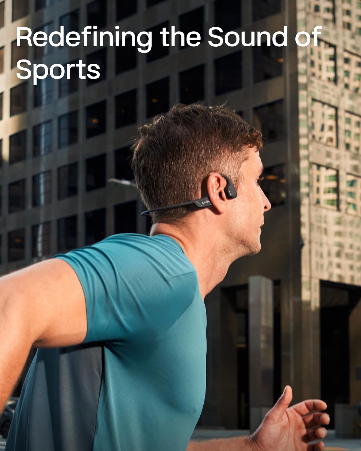 SHOKZ OpenRun Pro 2 Bone Conduction Bluetooth Sport Headphones, Black Father Jim Norris notebooks