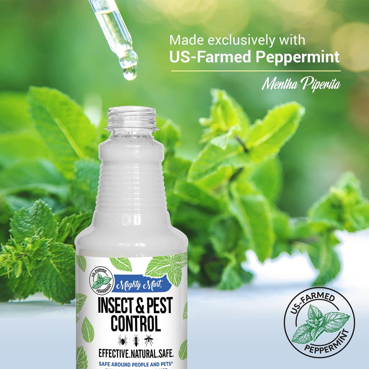 Mighty Mint Peppermint Oil Insect Repellent Spray, 16 oz Father Jim Norris notebooks