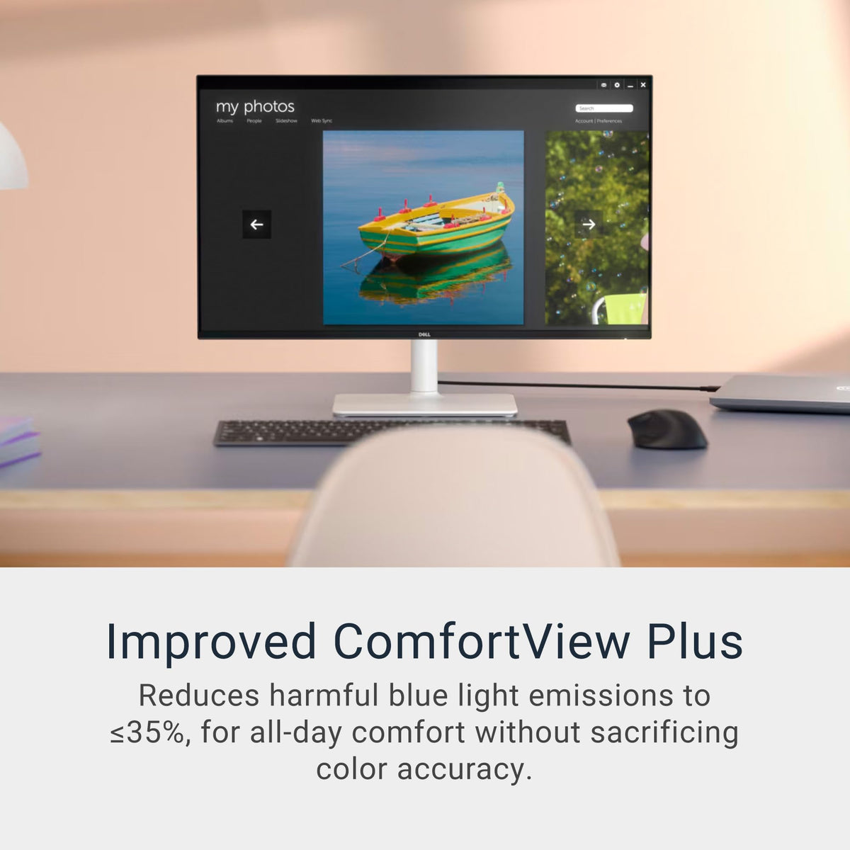 Dell 32 Monitor S3225QS, 4K UHD VA, 120Hz, FreeSync Premium, Eye Comfort Father Jim Norris notebooks