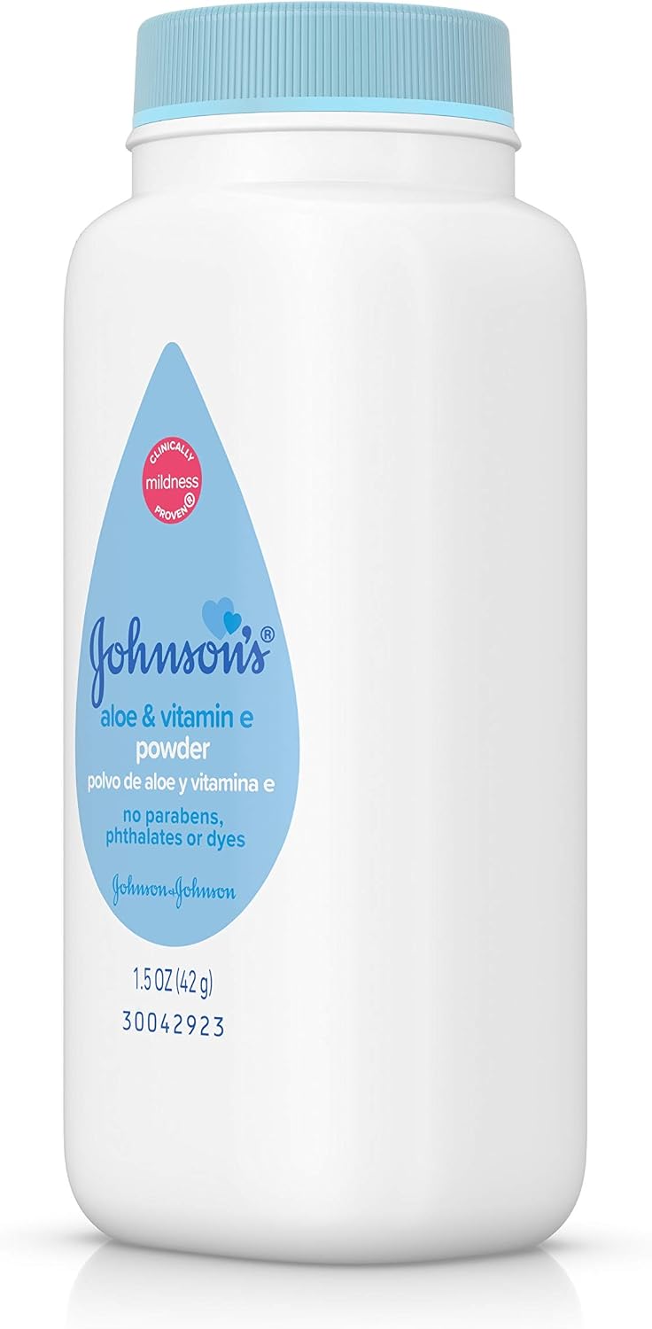 Johnson's Baby Naturally Derived Cornstarch Baby Powder, 1.5 oz