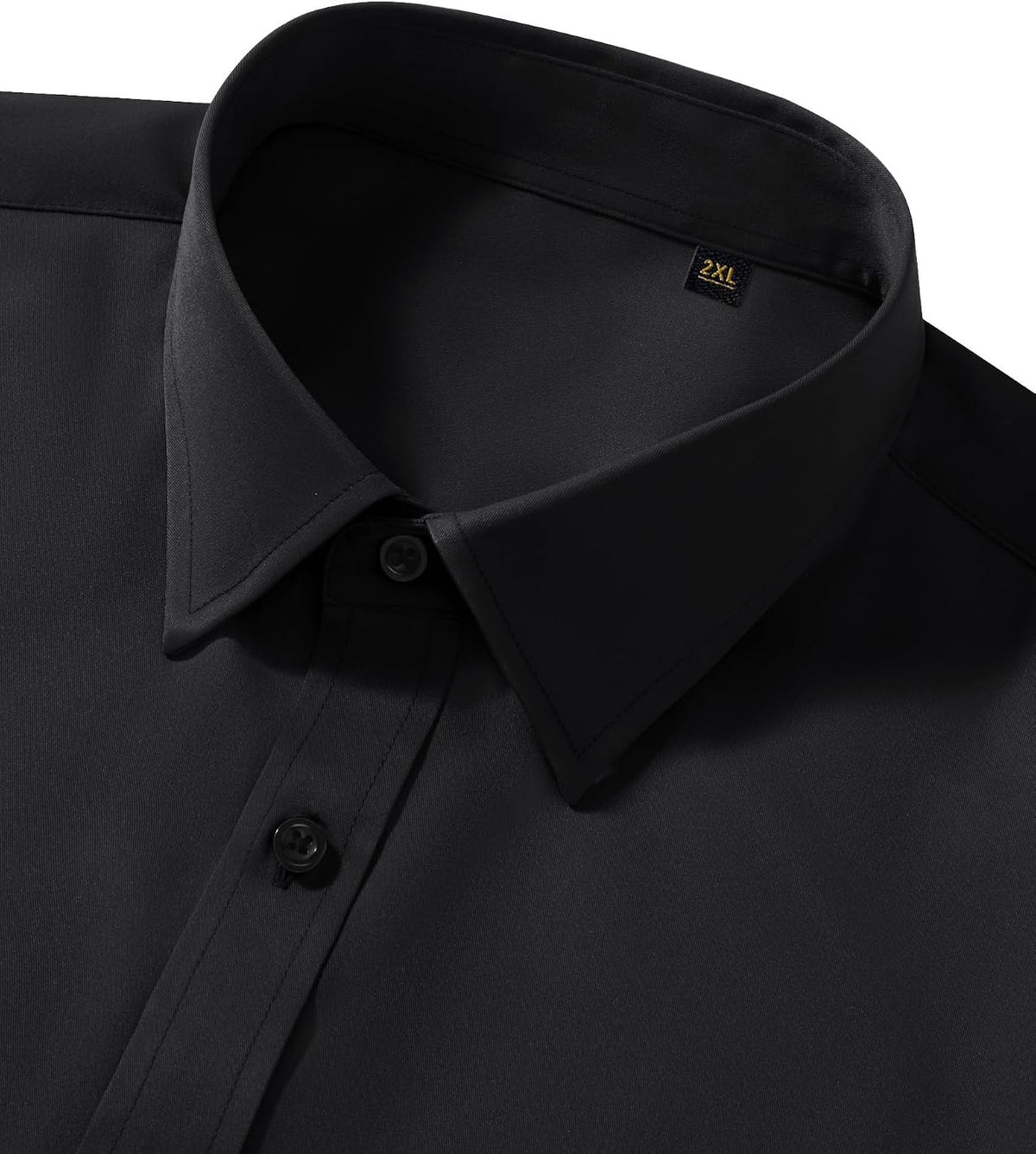 Men’s Wrinkle Free Dress Shirts Regular Fit Long Sleeve Non Iron Business Casual Wedding Stretch Button Down Shirt