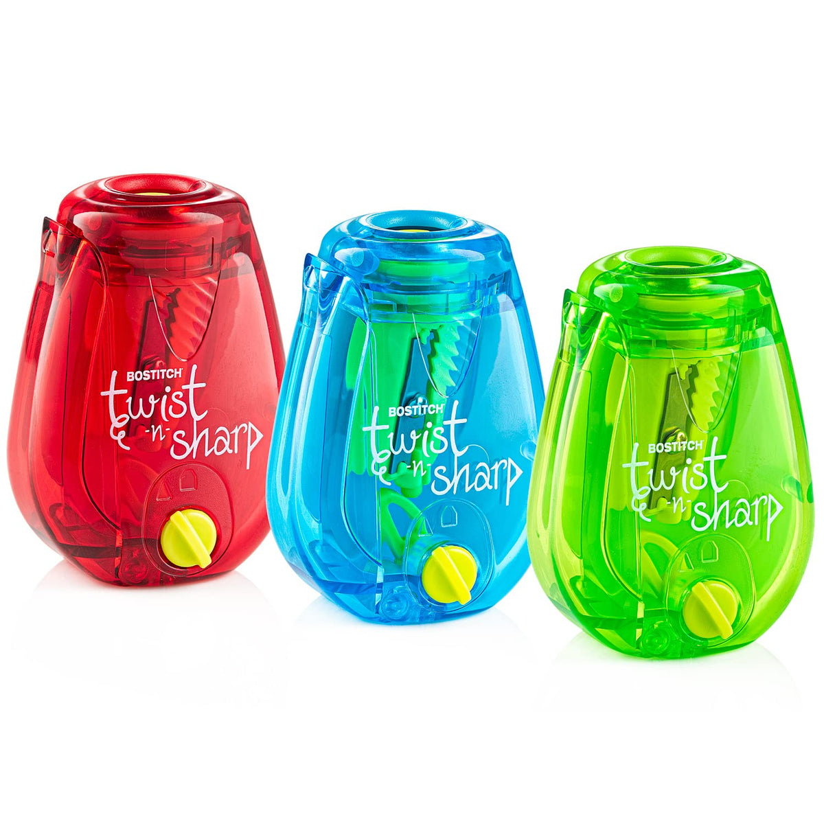 Bostitch Office Pencil Sharpener, Manual, One Assorted Color, Twist-n-Sharp, Kids, Boys, Girls, Colored Pencils, 1 Pack Father Jim Norris notebooks