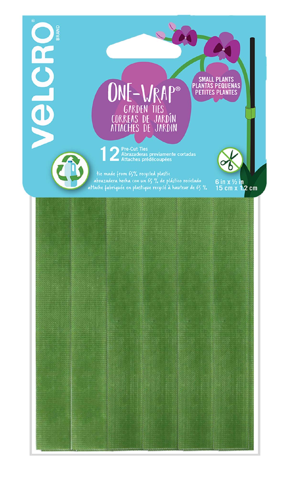 VELCRO Brand Adjustable Plant Ties, Green Garden Tape, 75 ft x 1/2 in Father Jim Norris notebooks