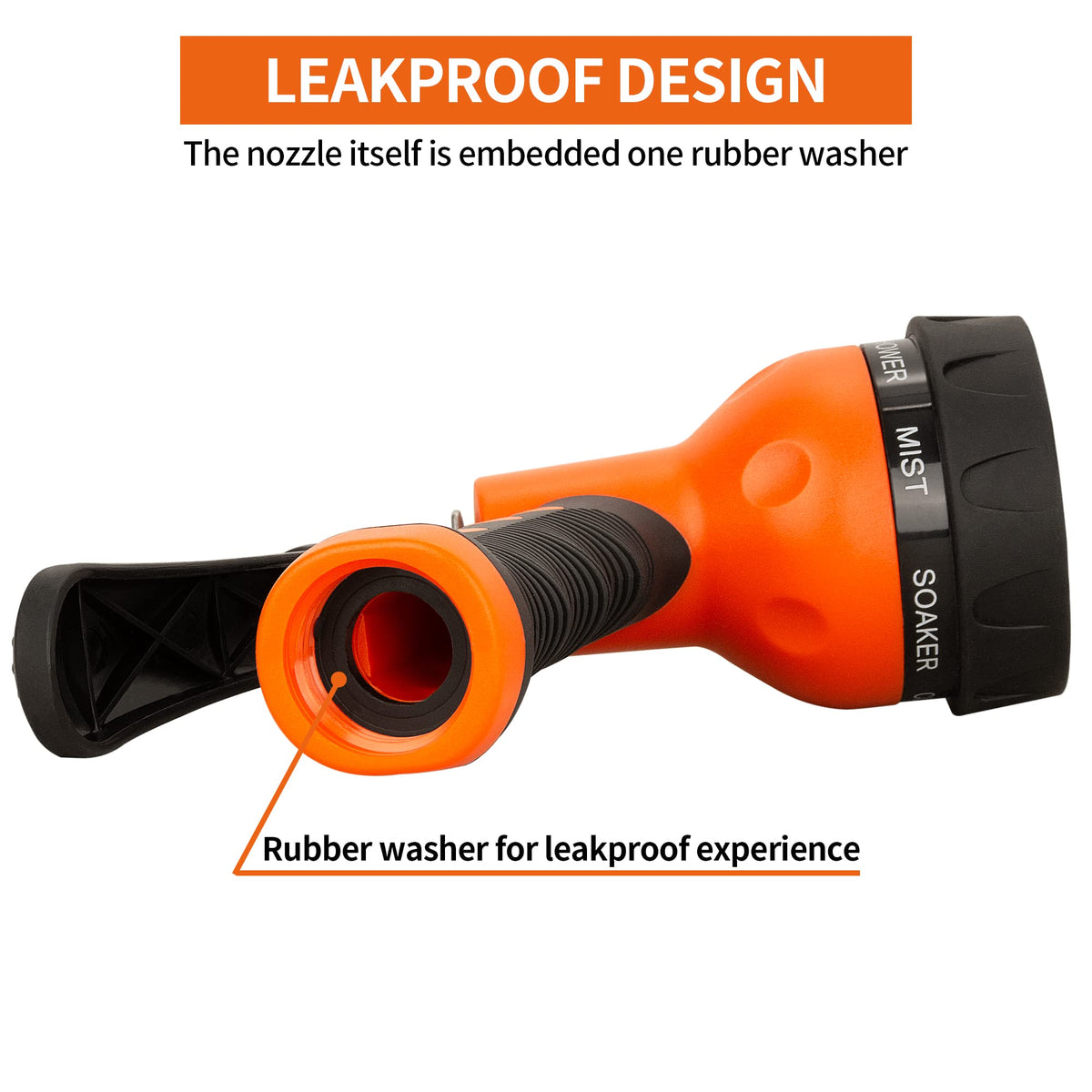 AUTOMAN Garden Hose Nozzle, Water Hose Sprayer Nozzle with 7 Adjustable Watering Patterns, Slip Resistant for Watering Plants, Lawn& Garden, Washing Cars, Cleaning, Showering Pets & Outdoor Fun. Father Jim Norris notebooks