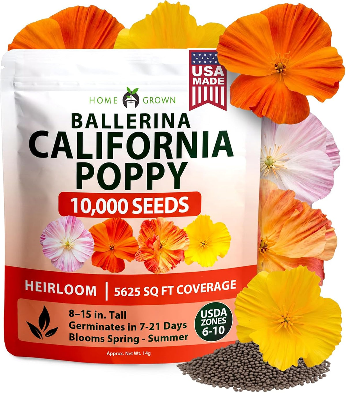 HOME GROWN 15 Herb Seed Variety Kit, 5100+ Seeds, Culinary Herb Kit Father Jim Norris notebooks