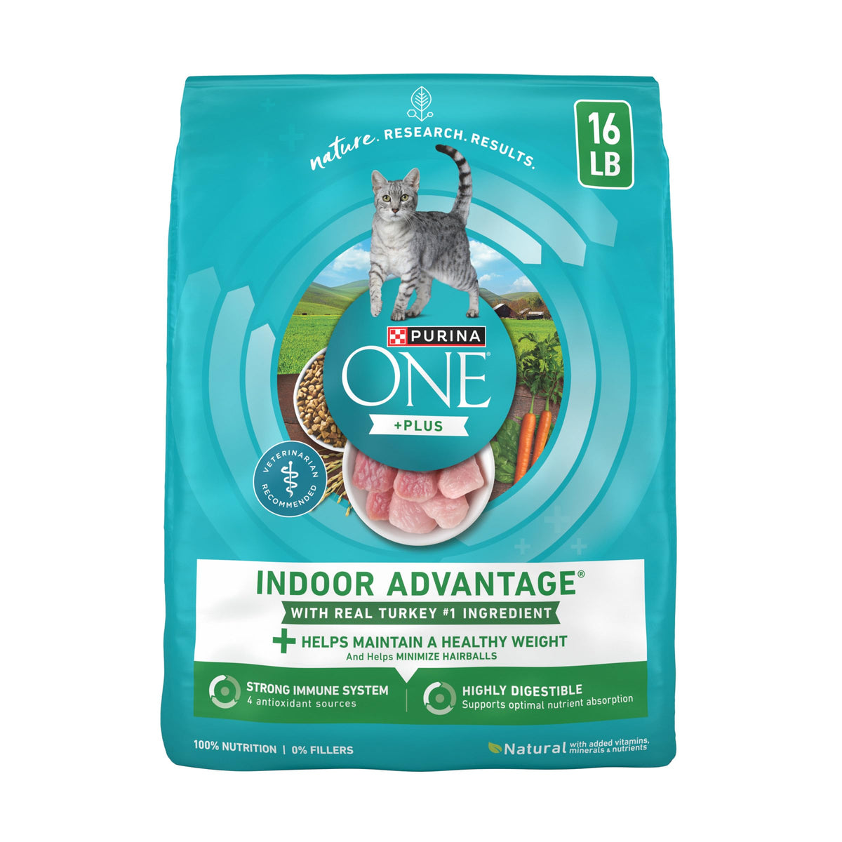 Purina ONE Natural Indoor Dry Cat Food, +Plus Indoor Advantage