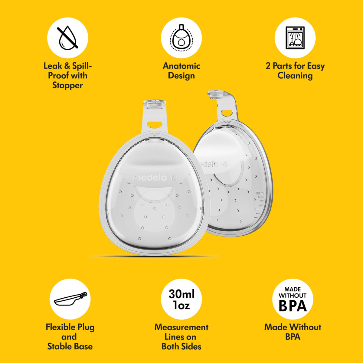 Medela Harmony Manual Breast Pump, On-the-Go, More Milk Output