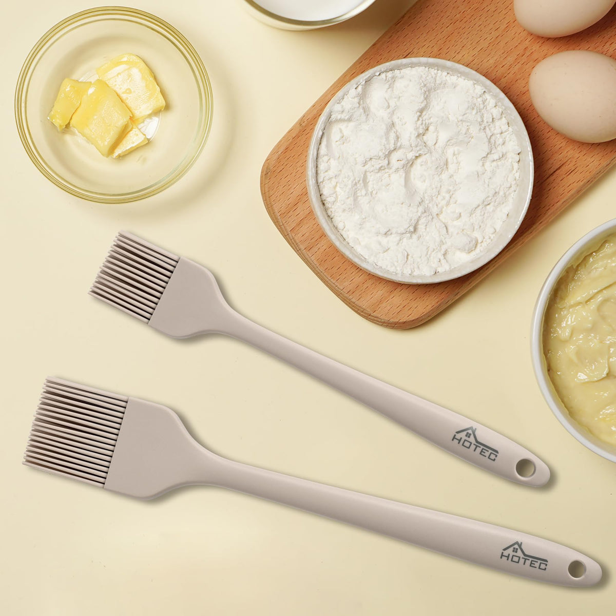 HOTEC Silicone Basting &Pastry Brushes BPA Free, Classic Blue 2 Father Jim Norris notebooks