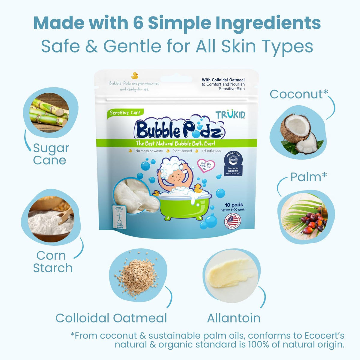 TruKid Bubble Podz Bubble Bath for Kids,