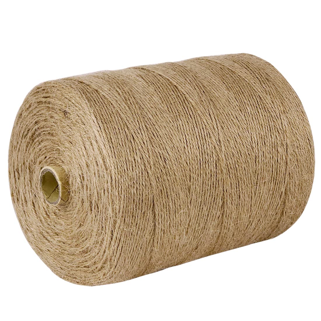 PerkHomy Natural Jute Twine 600 Feet Long Twine String for Crafts Gift Wrapping Packing Gardening Crochet Knitting Macrame Decor (Brown 2mm * 600feet)