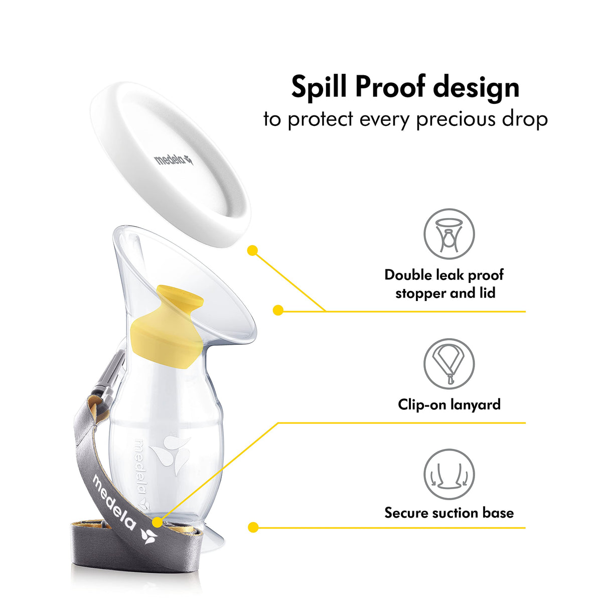 Medela Harmony Manual Breast Pump, On-the-Go, More Milk Output