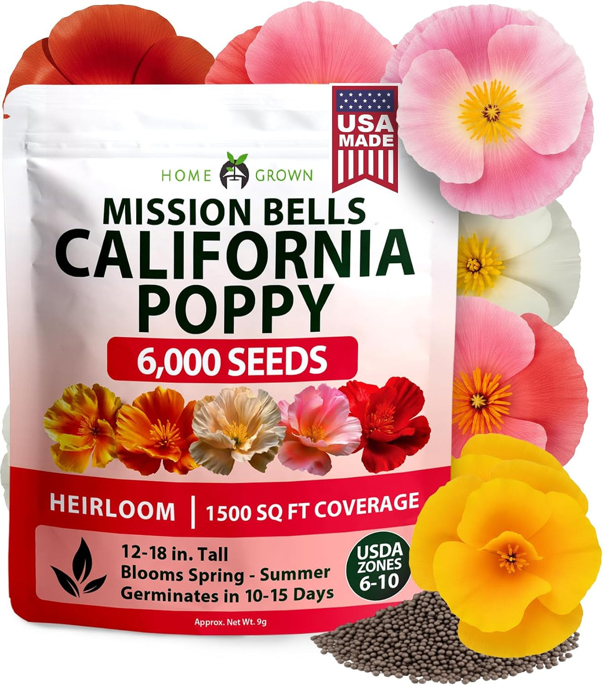 HOME GROWN 15 Herb Seed Variety Kit, 5100+ Seeds, Culinary Herb Kit Father Jim Norris notebooks