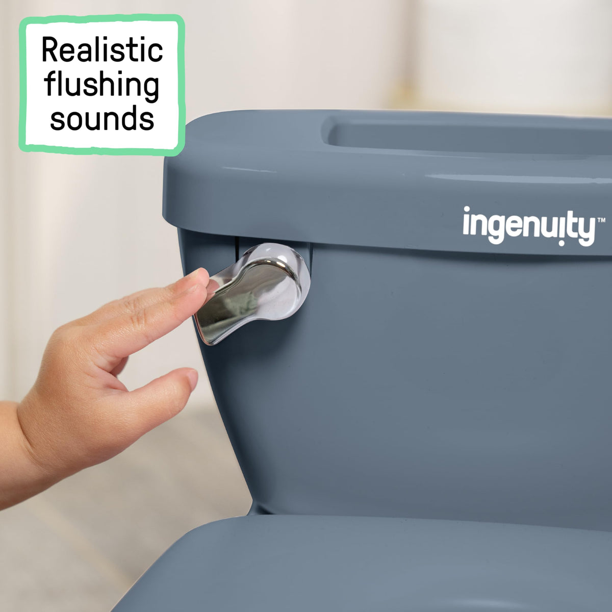 Ingenuity My Size Potty Training Toilet Kit with Sylvi Potty Training Book, Makes Learning Fun with Sticker Chart, Plush Toy, Mini Toy Potty, Full-Sized Toddler Toilet with Removable Potty Seat