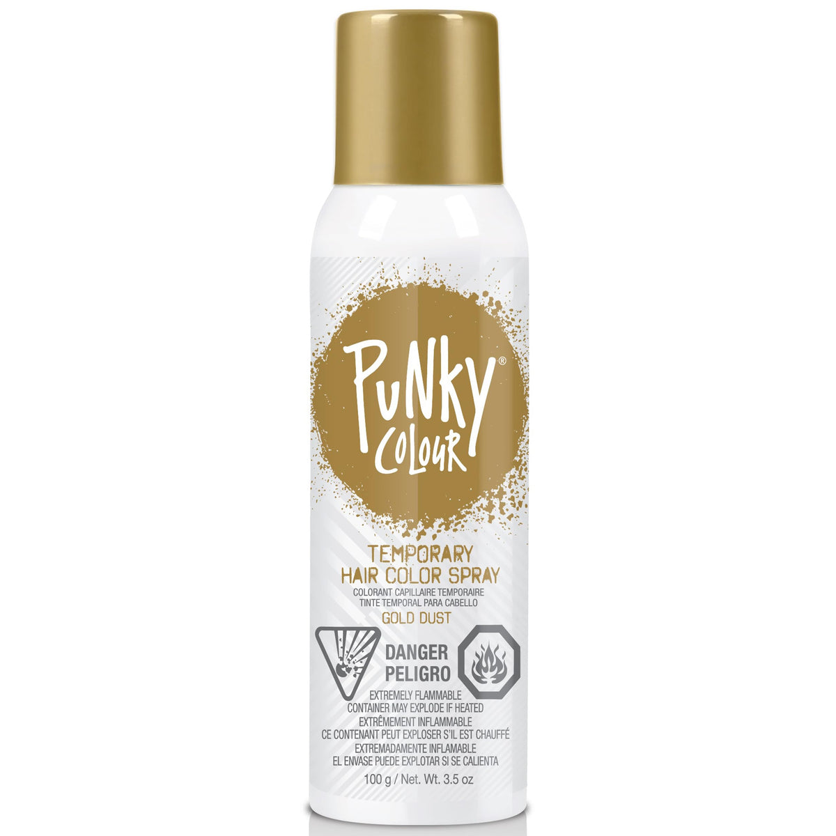 Punky Temporary Hair Color Spray Washes Out Tiger Orange, 3.5 oz, 1 Pack