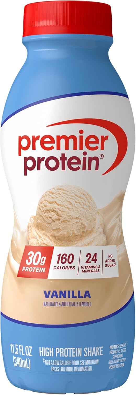 Premier Protein 30g High Protein Shake, Chocolate, 12 Pack