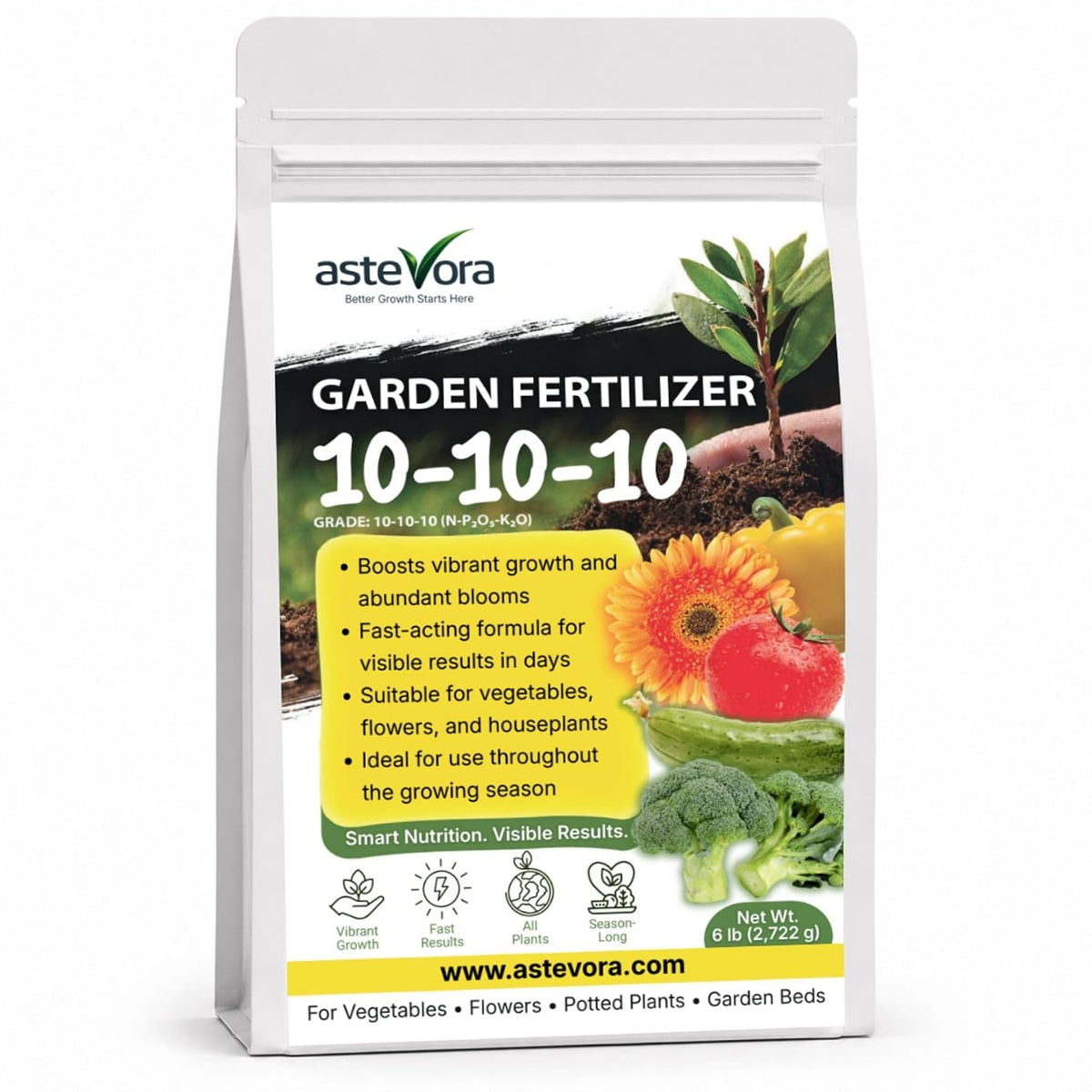 GARDENWISE 6-3-0 All-Purpose Professional Eco-Friendly Slow-Release Nitrogen Fertilizer with Iron & Calcium,Non-Burning, Enhances Soil Structure,for Indoor&Outdoor Plants,Vegetable Gardens (2 QUARTS) Father Jim Norris notebooks
