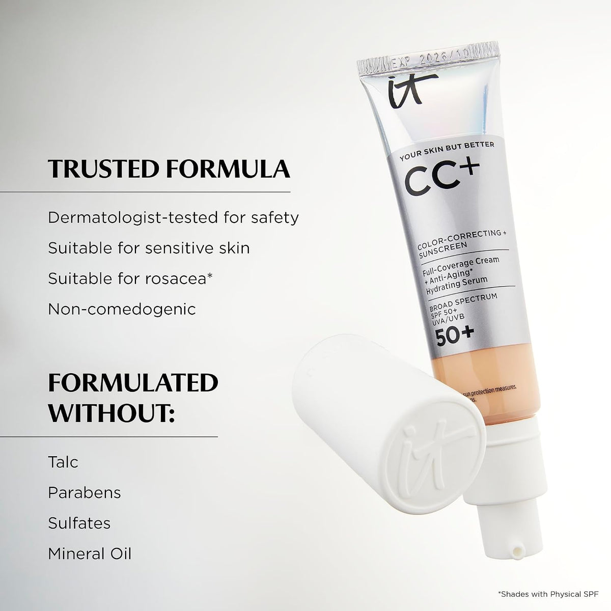 IT Cosmetics CC+ Cream with SPF 50+ Full Coverage Foundation Natural Finish Father Jim Norris notebooks
