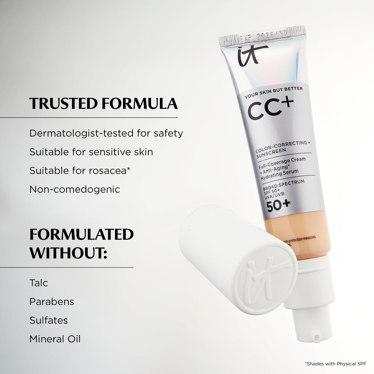 IT Cosmetics CC+ Cream with SPF 50+ Full Coverage Foundation Natural Finish Father Jim Norris notebooks