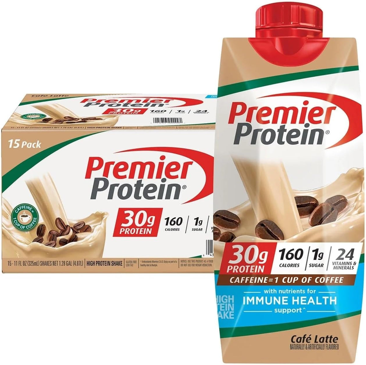 Premier Protein 30g High Protein Shake, Chocolate, 12 Pack