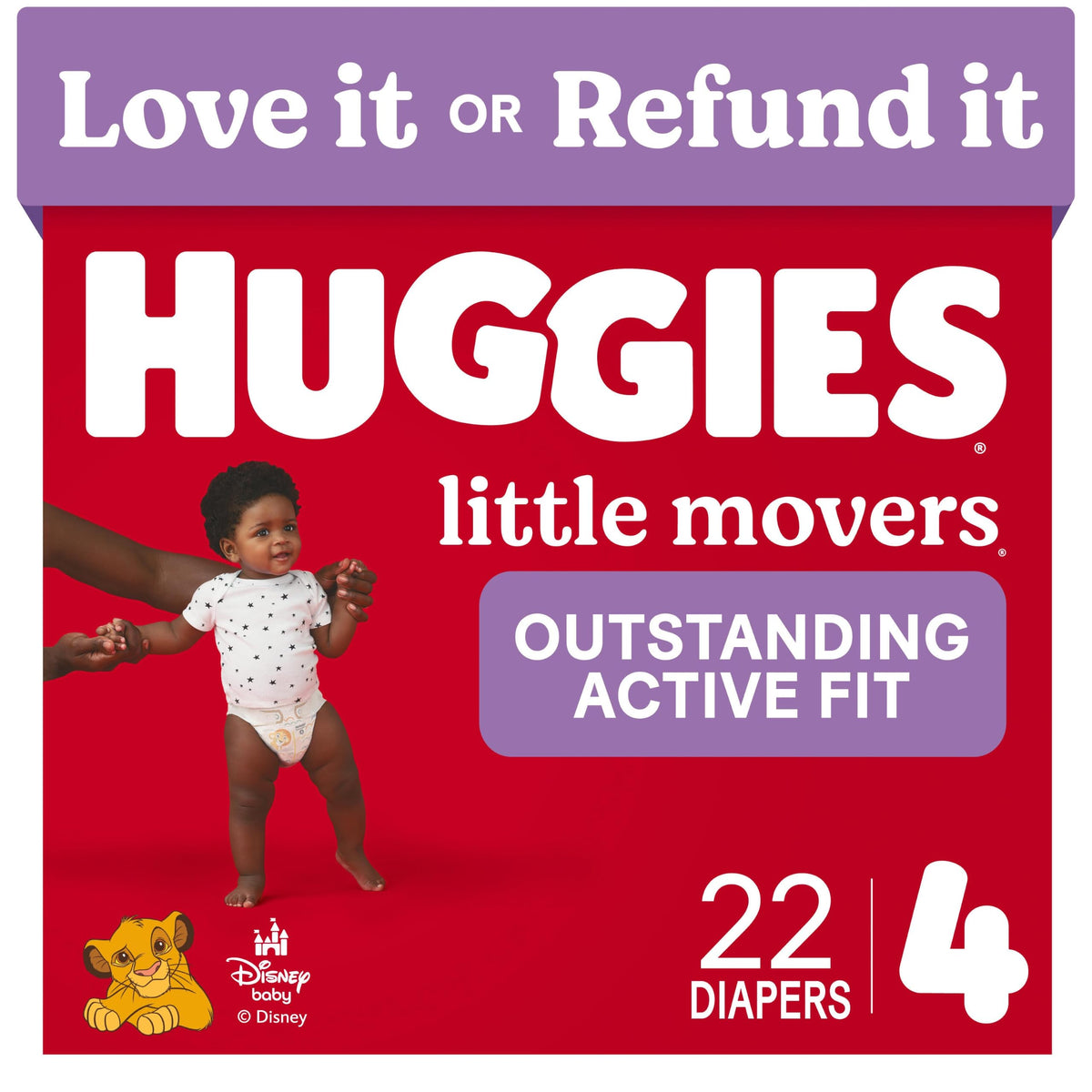Huggies Little Movers Diapers Size 6, 108 Count (2 Packs of 54)