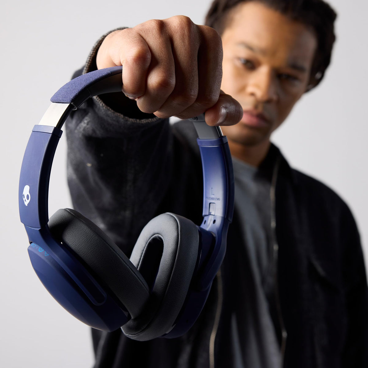 Skullcandy Crusher Evo Wireless Multi-Sensory Bass Headphones - True Black Father Jim Norris notebooks