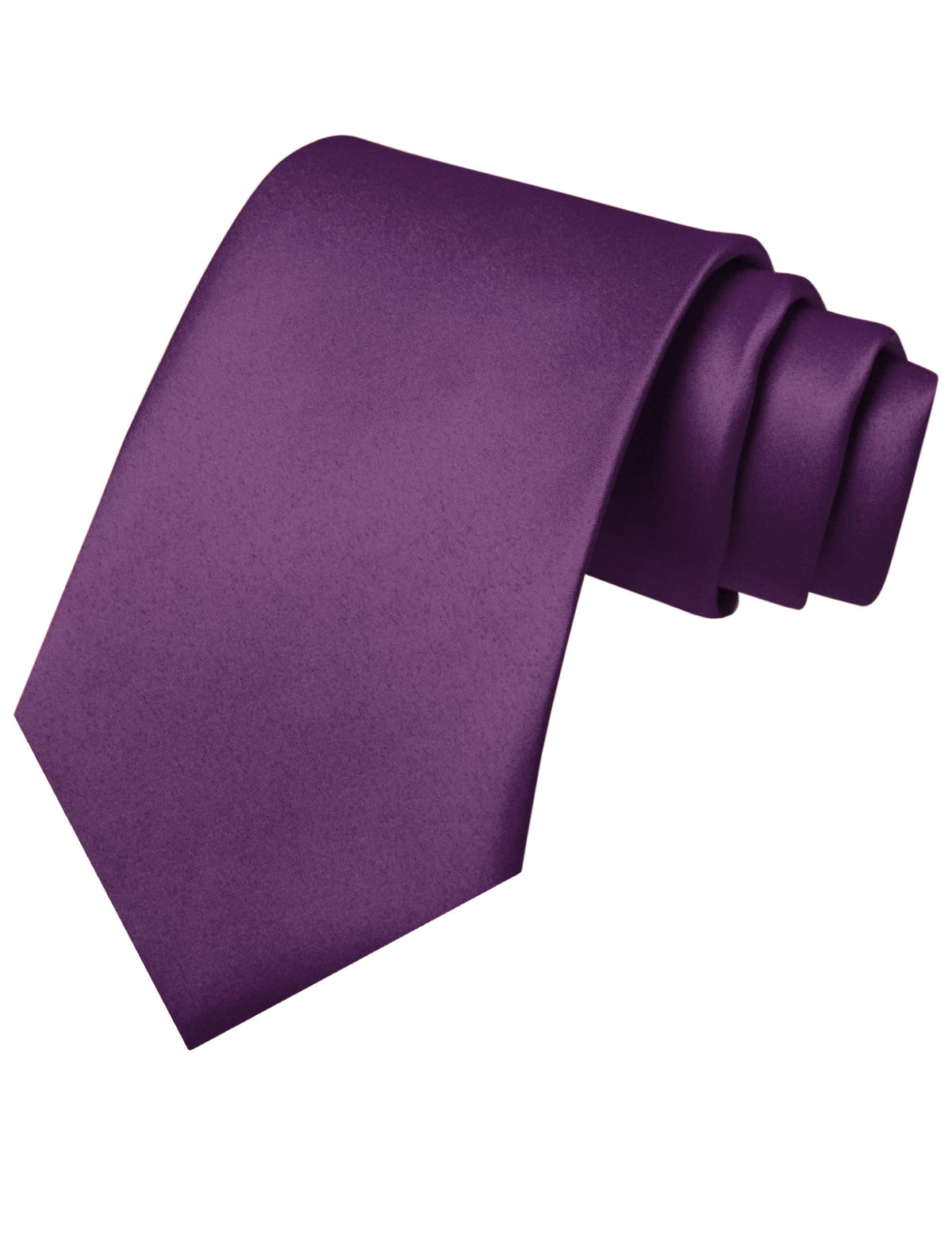 JEMYGINS Solid Color Tie Mens Necktie for Business and Wedding