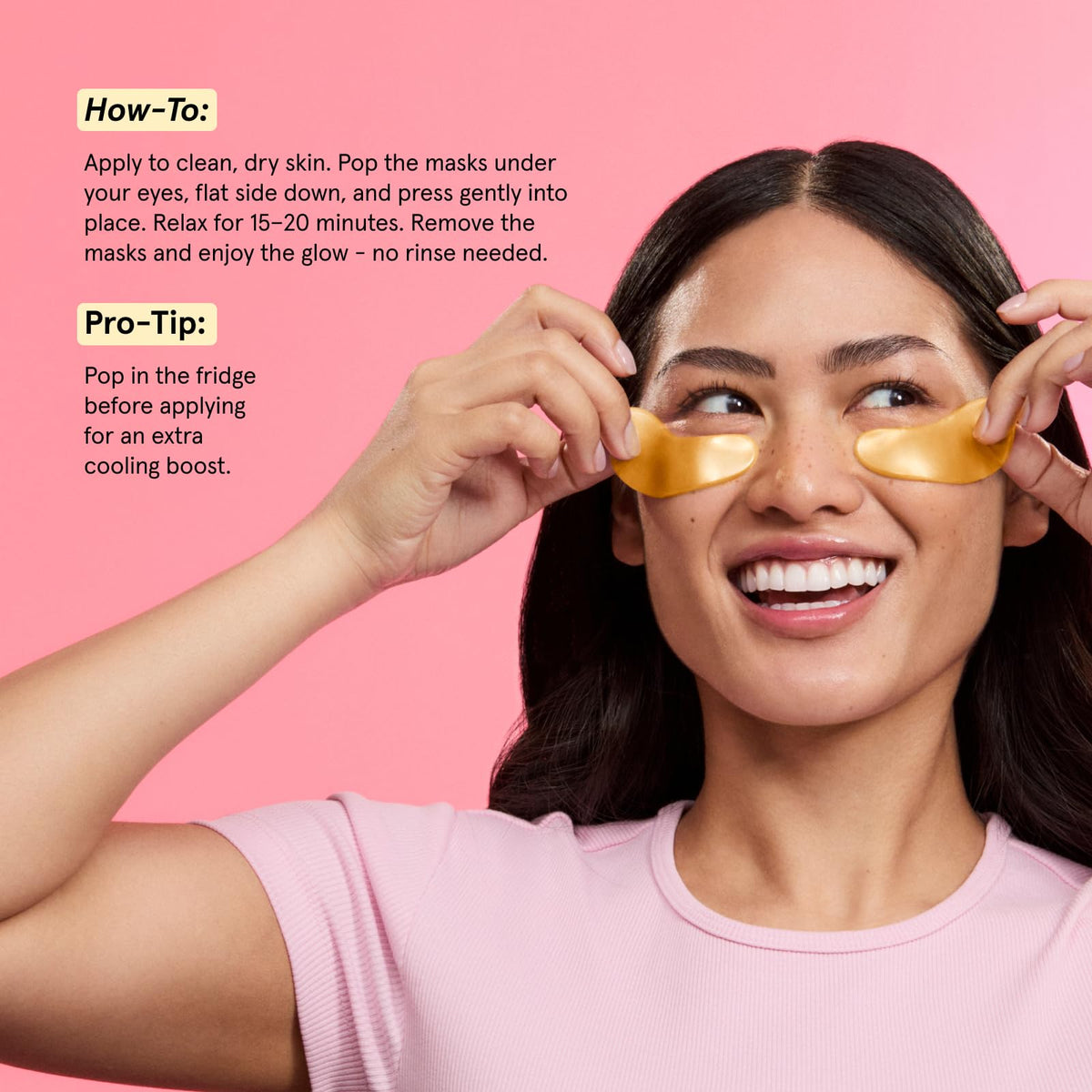 grace & stella Award Winning Eye Patches for Women (24 Pairs, Gold)