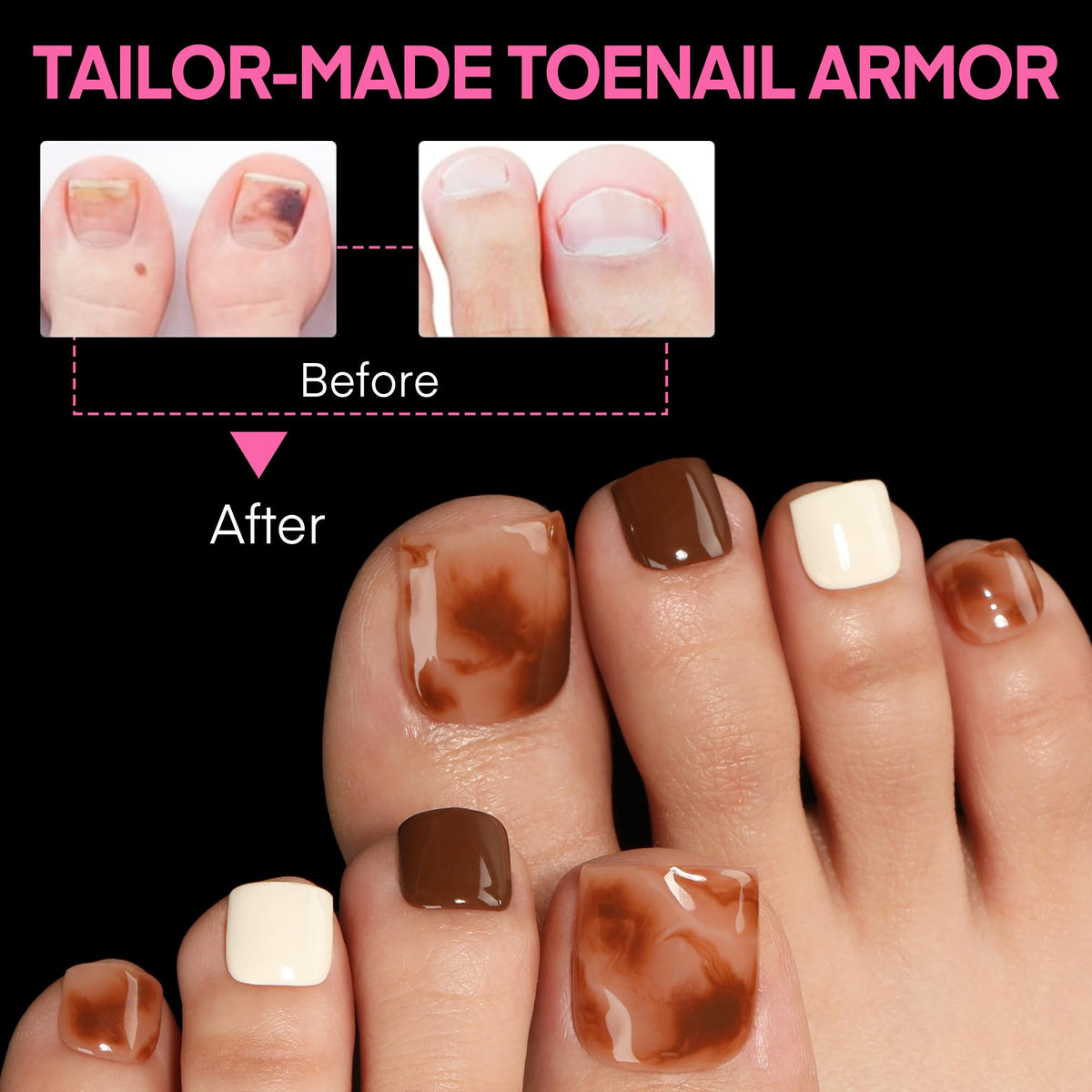 UNA GELLA Short Almond Nail Tips 504PCS Short Fake Nails Soft Press Ons