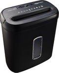 Amazon Basics 8-Sheet High Security Cross Cut Paper and Credit Card Shredder with P-4 Security, Auto Shut-off, Black Father Jim Norris notebooks