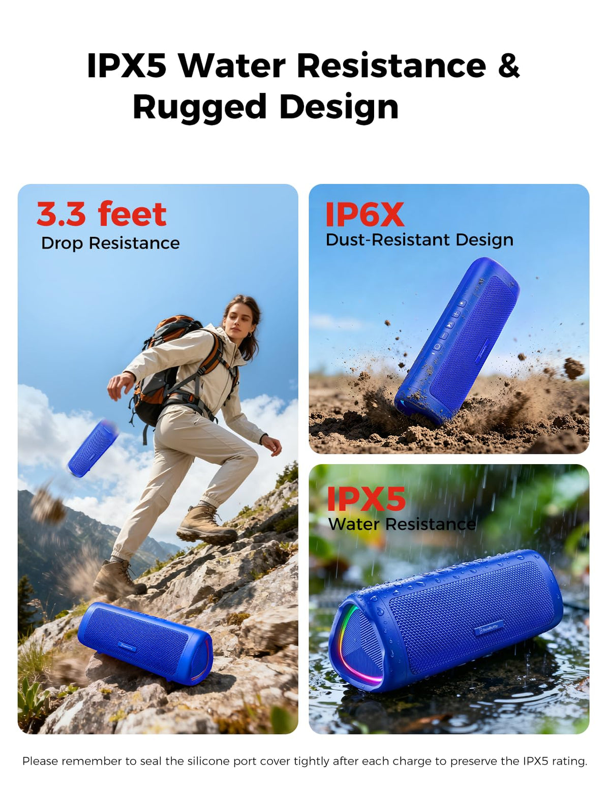 Bluetooth Speaker, 20W HD Sound, Portable Wireless, IPX5 Waterproof, Up to 24H Playtime, TWS Pairing, for Home/Party/Outdoor/Camping/Beach Essentials, Electronic Gadgets, Birthday Gift (Black) Father Jim Norris notebooks