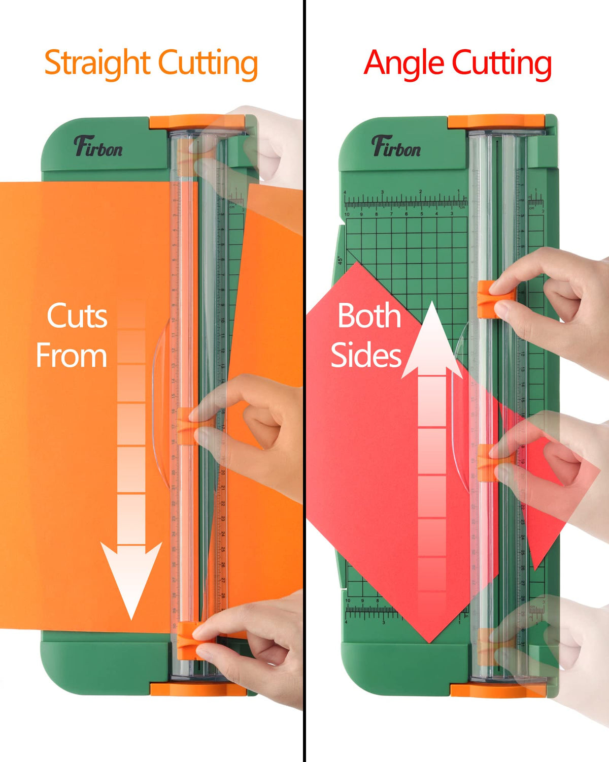 Firbon A4 Paper Cutter, 12 Inch Paper Trimmer with Extened Ruler, Black Father Jim Norris notebooks