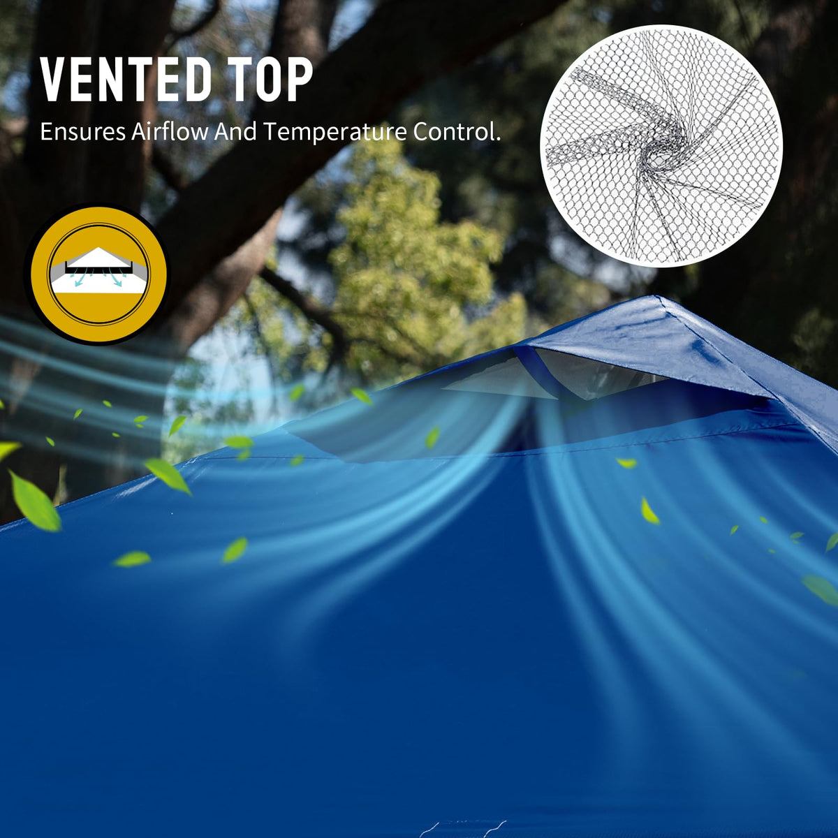 CROWN SHADES 10x10 Pop Up Canopy Tent with One Push Setup, Blue Father Jim Norris notebooks
