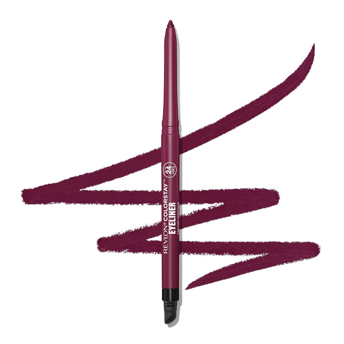 REVLON ColorStay Pencil Waterproof Eyeliner, 204 Charcoal, 0.01 oz