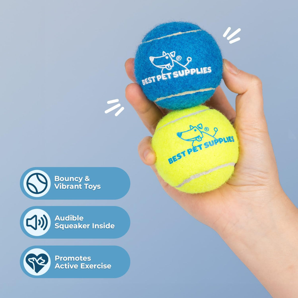 Best Pet Supplies Interactive Squeaky Dog Toy - Crinkle Duck, Blue Father Jim Norris notebooks