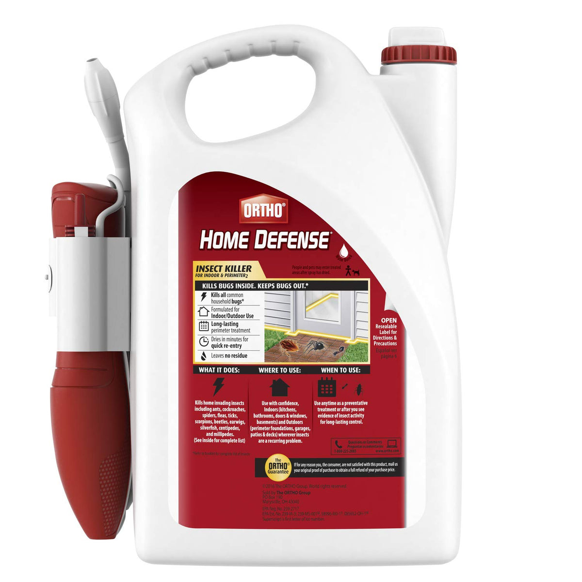 Ortho Home Defense Insect Killer for Indoor & Perimeter2, Wand, 1.33 gal. Father Jim Norris notebooks
