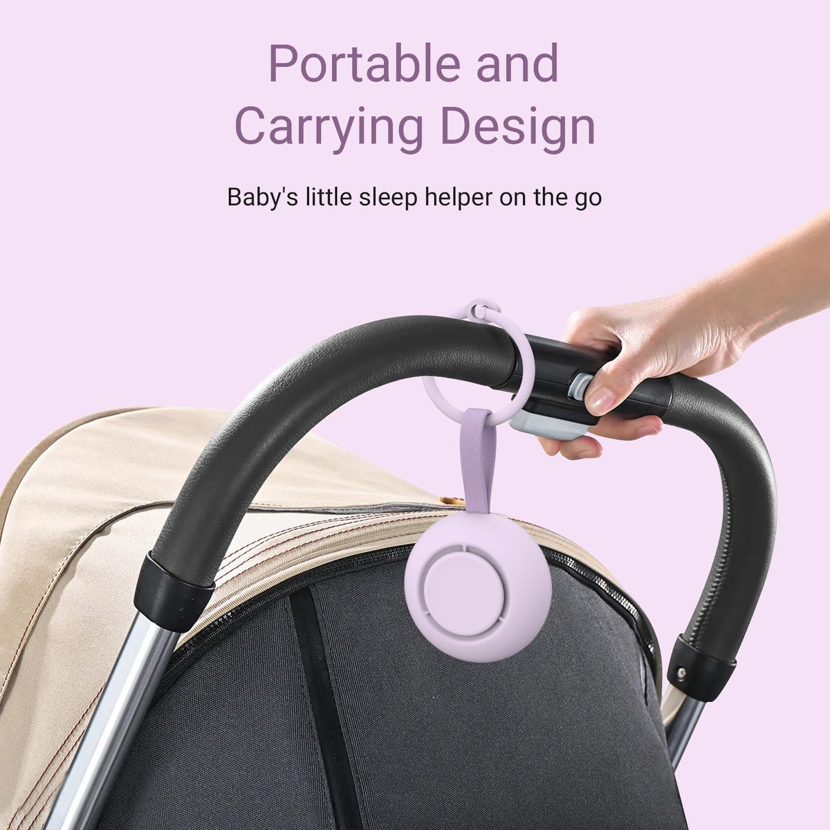 Portable Baby Sound Machine & Essentials for Babies & Kids-Putty