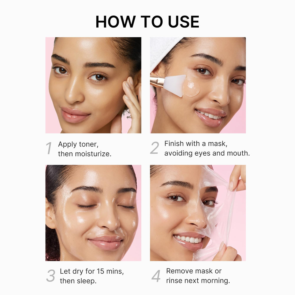 medicube Wrapping Mask Collagen Glazed Milky Glow - Daytime Peel Off Mask