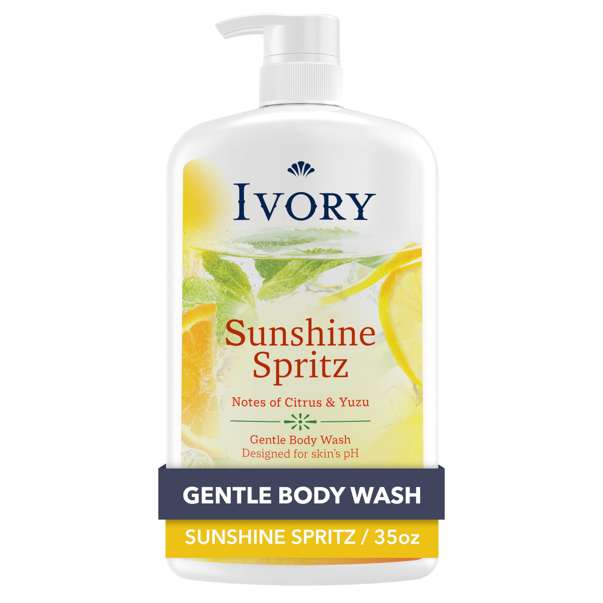 Ivory Body Wash Designed for the Whole Family, Original Scent, 35 fl oz
