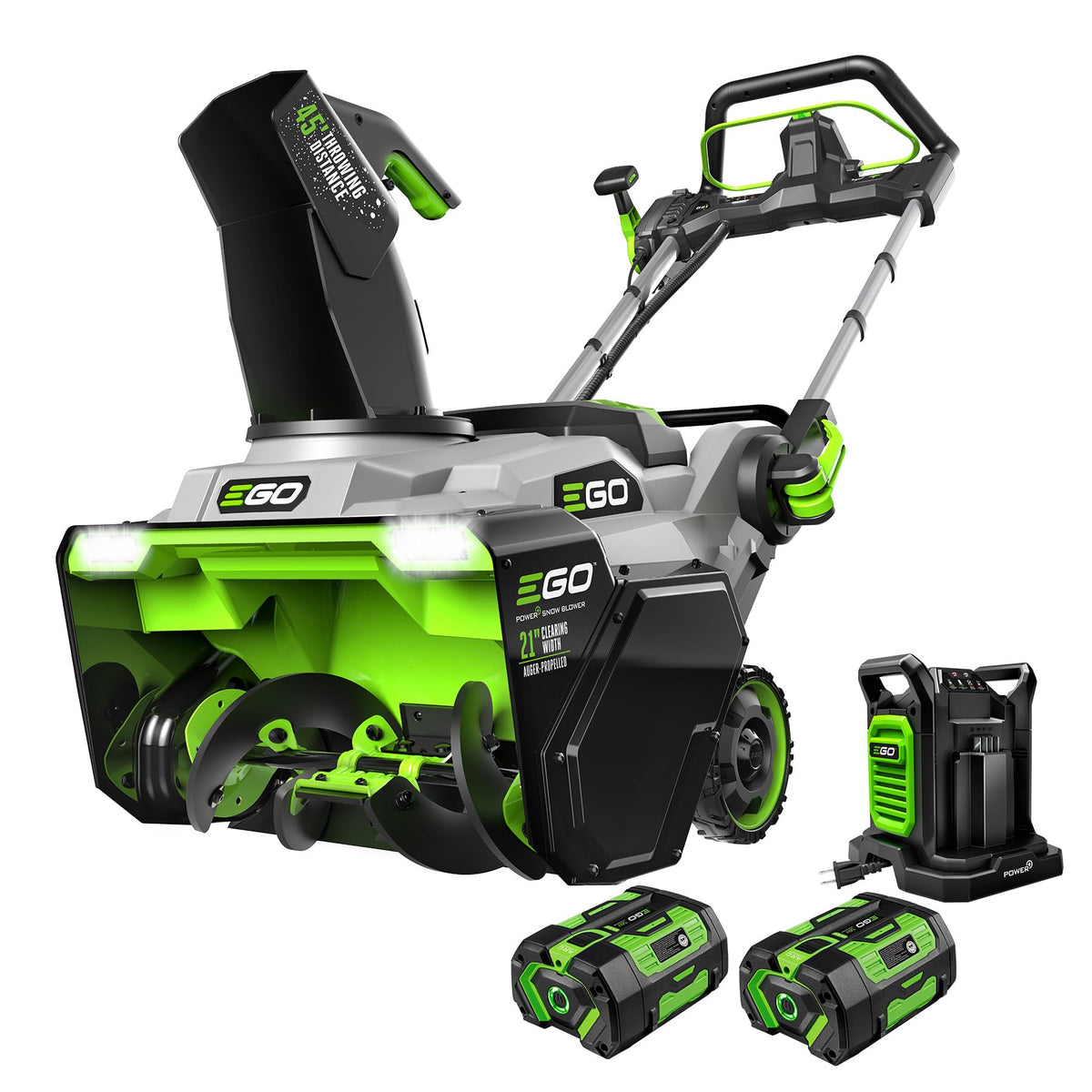 EGO Power+ 21" Electric Snow Blower, Gray/Black, Cordless Steel Auger, Includes (2) 56V 5.0Ah Batteries and Dual Port Charger, SNT2112 Father Jim Norris notebooks