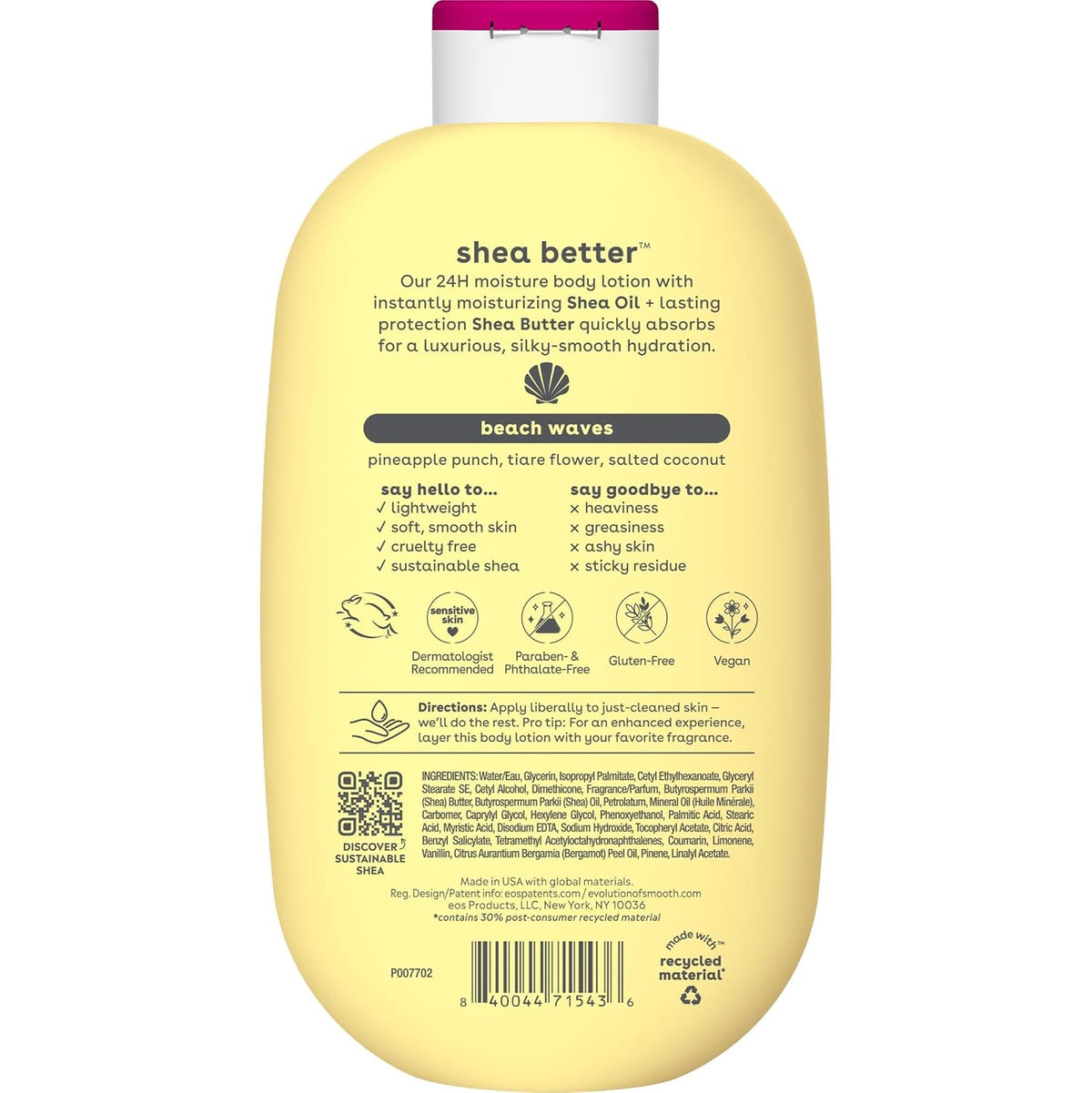 eos Shea Better Body Lotion- Vanilla Cashmere, 24-Hour Moisture, 16 fl oz Father Jim Norris notebooks