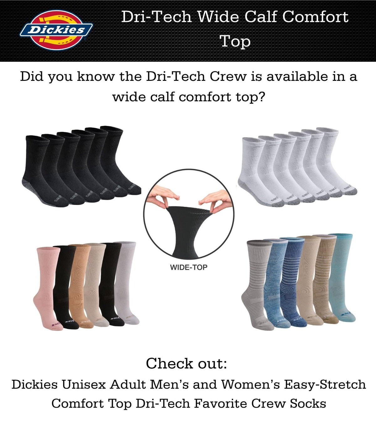 Dickies Men's Dri-tech Original Moisture Control Crew Socks, Available in M-xxl (6, 12, 18 Pairs) Father Jim Norris notebooks
