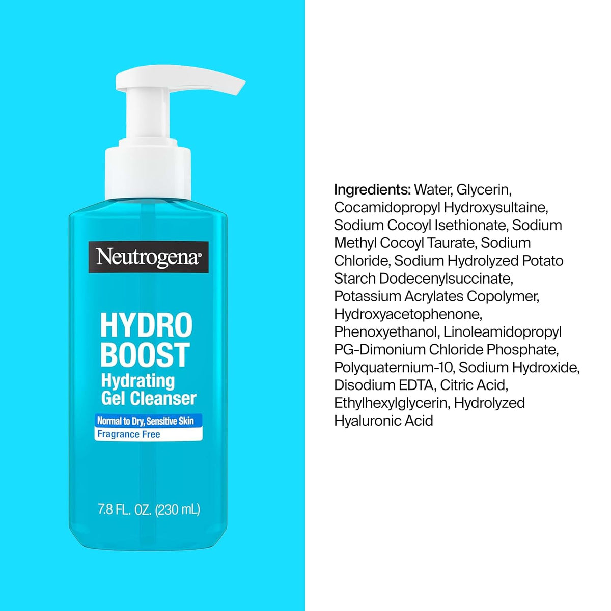 Neutrogena Hydro Boost Cleansing Wipes Makeup Remover,