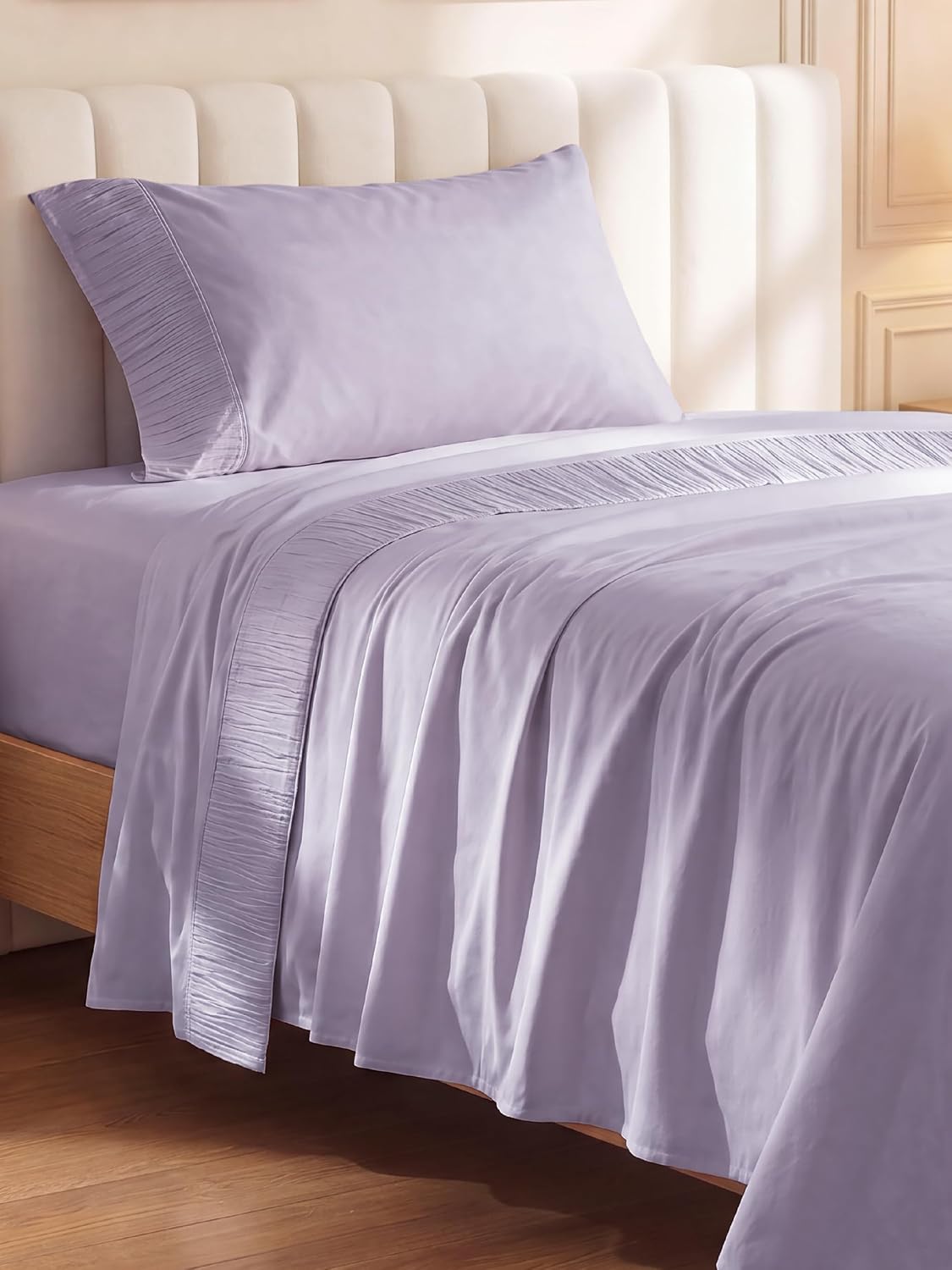 Bedsure Twin Sheets Set - 3 Pieces Soft Twin Bed Sheets - Breathable & Cooling