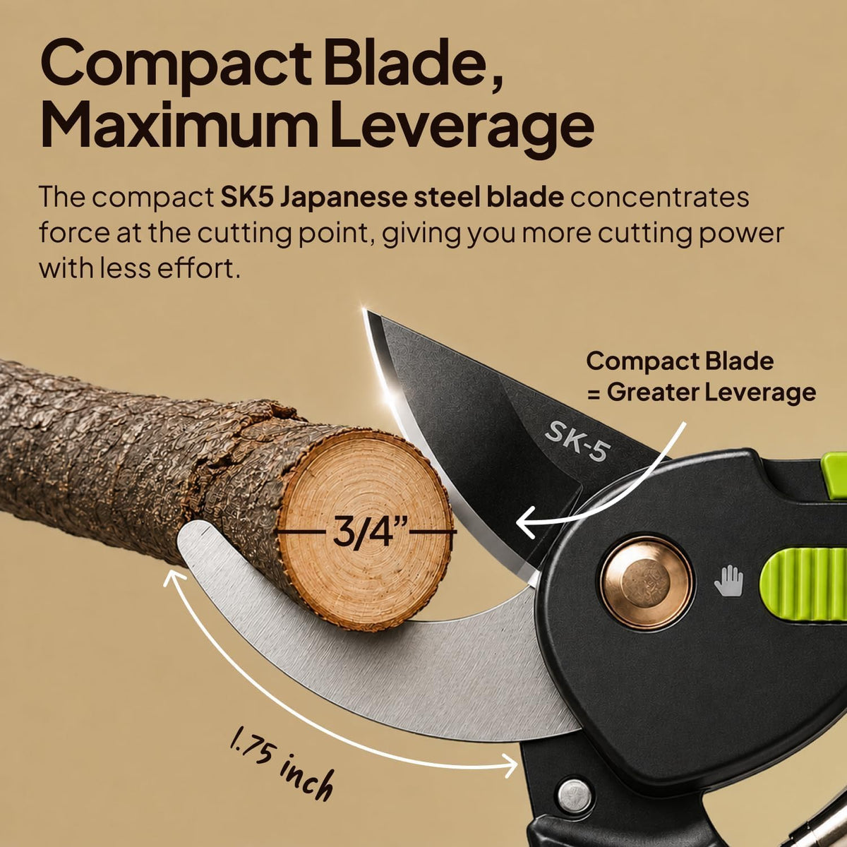 Ultra Sharp Pruning Shears Hedge Clipper – Cuts 3X Easier, Dual-Size Opening, Weak Hand Arthritis Clippers, Rust-Resistant Pruner, Effortlessly Cuts Father Jim Norris notebooks