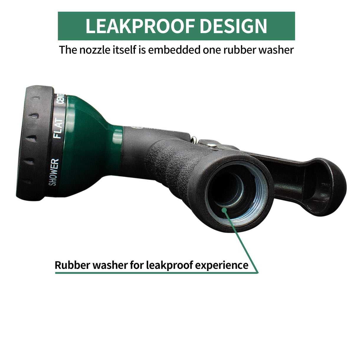 AUTOMAN Garden Hose Nozzle, Water Hose Sprayer Nozzle with 7 Adjustable Watering Patterns, Slip Resistant for Watering Plants, Lawn& Garden, Washing Cars, Cleaning, Showering Pets & Outdoor Fun. Father Jim Norris notebooks