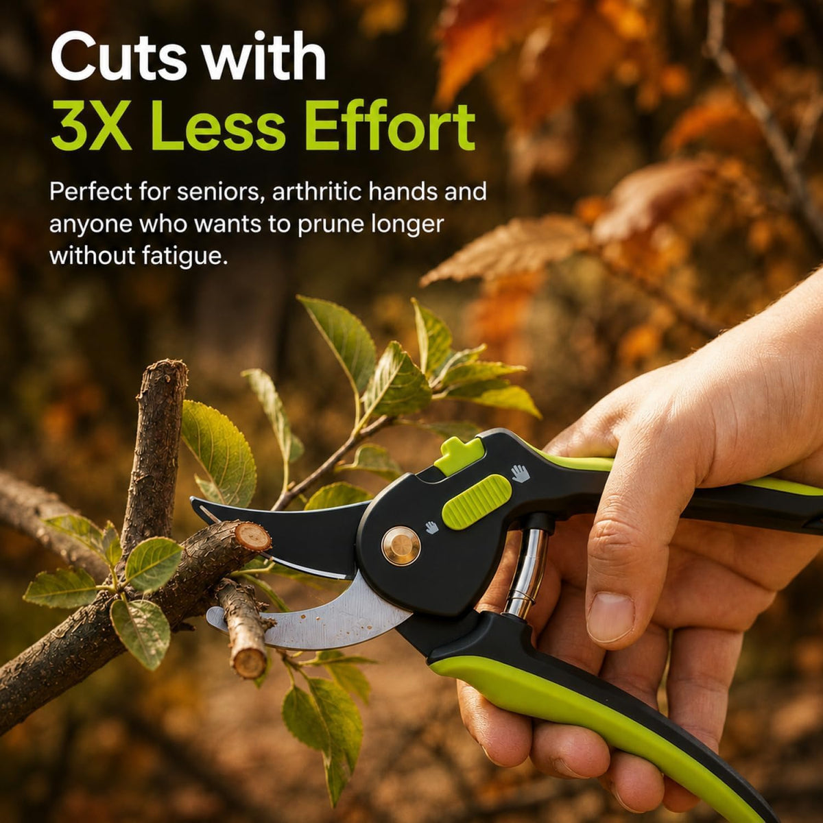 Ultra Sharp Pruning Shears Hedge Clipper – Cuts 3X Easier, Dual-Size Opening, Weak Hand Arthritis Clippers, Rust-Resistant Pruner, Effortlessly Cuts Father Jim Norris notebooks